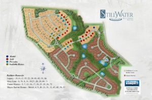 The Estates at Stillwater in Apex - Site Map 1800px REV17 Sm